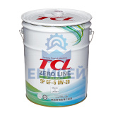 Масло моторное TCL Zero Line Fully Synth, Fuel Economy, SP, GF-6, 0W20, 20л
